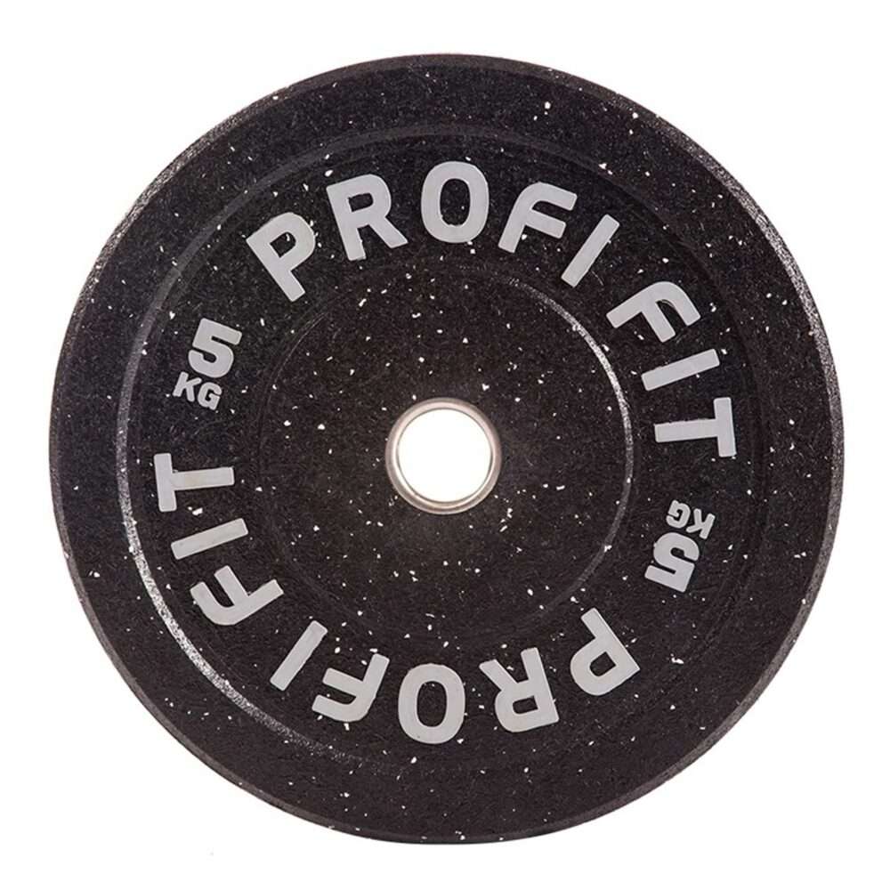 Диск для штанги HI-TEMP с цветными вкраплениями D51 мм PROFI-FIT 5 кг