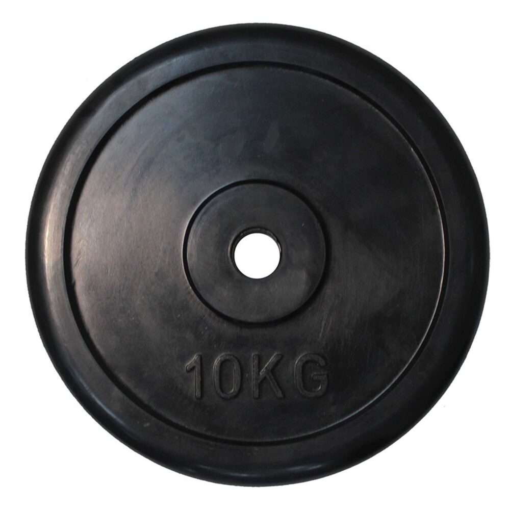 Диск обрезиненный Classic черный D26 мм PROFI-FIT 10 кг